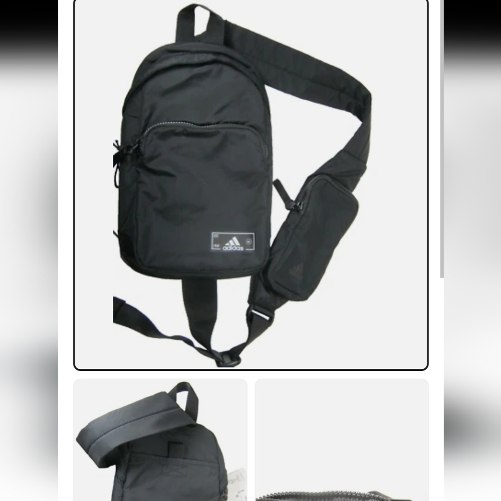 Adidas Unisex Essentials 2 Sling Adjustable Strap Crossbody Bag